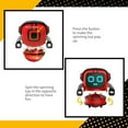 thumbnail image 4 of Car Spinning Top For Kids, Mini Robot Spinning Toys Multiple Game, Detachable Spinning Top With Pull Transmitter, Great Kids Toy Gift For Christmas, Birthday (Red), 4 of 6