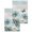 Grey Blue, variant on Teal Blue Tulips Kitchen Dish Towels for Drying Dishes Set of 2, Spring Floral Barn Doors Vintage Wood Beige Waffle Weave Microfiber Hand Tea Bathroom Towels Quick Dry & Absorbent Towel 15.7x23.6