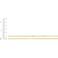 thumbnail image 4 of Floreo 10k Yellow Gold 2mm Lite Round Box Link Chain Necklace 20 Inch, 4 of 5