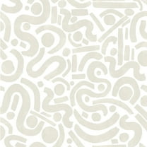 NuWallpaper Taupe Edie Geometric Peel & Stick Wallpaper