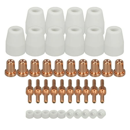 ZYWUOY Lot de 65 Embouts d'électrode de Coupe Plasma PT-31 pour pièces de Torche de Coupe pour Parkside ZYWUOY Lot de 65 Embouts d'électrode de Coupe Plasma PT-31 pour pièces de Torche de Coupe pour Parkside
