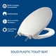 thumbnail image 2 of Asiento de inodoro Bemis 7800TDG, resistente, alargado, blanco, 2 of 8