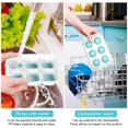 thumbnail image 5 of RV Molde de silicona para cubitos de hielo, bandejas para cubitos de hielo con tapa, 6 cubitos de hielo redondos y 6 cubitos de hielo cuadrados, bandeja apilable para cubitos de hielo, sin BPA, para bebidas frías, cócteles de whisky oso de fresa Electrónica, 5 of 5