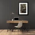 thumbnail image 4 of Jean-Baptiste-Camille Corot 17x24 Black Modern Framed Museum Art Print Titled - Corot's Studio - Woman Seated Before an Easel, a Mandolin in Her Hand (C. 1868), 4 of 5