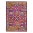 thumbnail image 1 of 594234 Laraline Vintage Turkish Medallion Faded Fuchsia Area Rug 5'3" x 7'7", 1 of 9