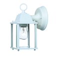 thumbnail image 1 of homeroots lighting 398558 Builder's Choice 1-Light Textured White Wall Light, 1 of 1