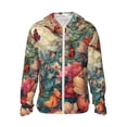 thumbnail image 2 of Lsque Butterflies In Blooming Garden UPF 50+ Lightweight Sun Protection Men's Women's Long Sleeve Shirt, Hoodie Performance -X-Large, 2 of 9