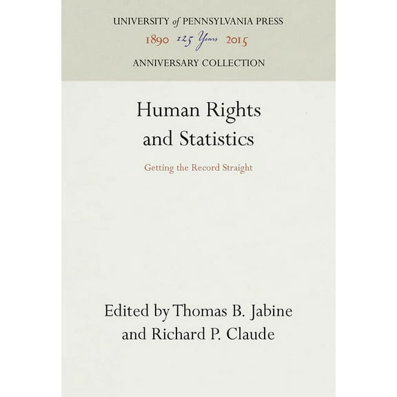 Anniversary Collection Human Rights and Statistics, (Hardcover)