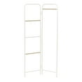 thumbnail image 2 of IRIS USA Foldable Free-Standing Clothing Rack, Metal Garment Rack, White, 2 of 4