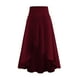 thumbnail image 3 of Falda casual falda larga asimétrica hendidura envoltura dobladillo con volantes para mujer fiesta de verano FLhrweasw Para estrenar, 3 of 8