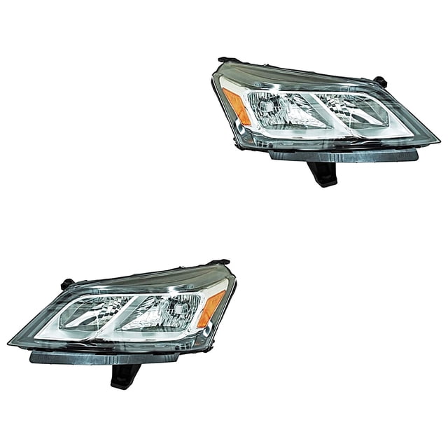 Par de Faros Traverse 2013 A 2017 Chevrolet TYC .