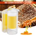 thumbnail image 3 of Bee Queen Marking Catcher Émbolo Felpa Plástico Una mano Saludable No tóxico Ligero Durable Jardín Apicultor Herramienta JShteea El nuevo, 3 of 9