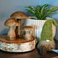 thumbnail image 6 of Farmers Market Mushrooms, Set of 3, Decorative Kitchen Figurines, Art, Dark Mango Wood, 4.75 Inches, 6 of 7
