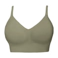 thumbnail image 6 of Outfmvch Bras for Women Wireless Bra Jelly Bras for Women Yoga Tops Running Sports Bra Compression Bra Workout Tops for Women Pullover Bra Bra Top Bras for Older Women Everyday Br A2 Green 2XL, 6 of 6