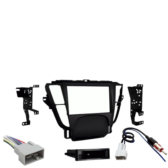 Fits Acura TL 2009-2014 Metra Single or Double DIN Dash Kit with Harmony Radio Harness