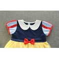 thumbnail image 5 of WIBACKER 1-6Y Girls Snow Princess Costumes Dresses with Cape Kids Fancy Dress Up for Halloween Party Cosplay Christmas - 1PCS, 5 of 10