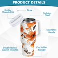 thumbnail image 4 of 30 oz Stainless Steel Tumbler Vacuum Insulated Leak Proof Stainless Steel Coffee Cup Water Bottles Cartoon Coral Flowers, 4 of 9