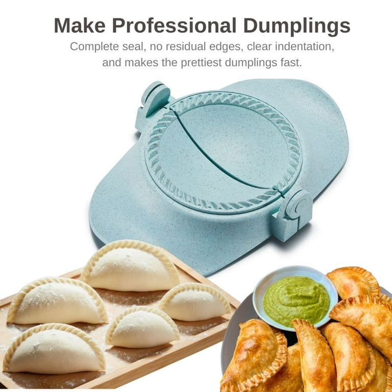 MUMSUNG Empanadas Maker Press, Dumpling Maker Mold with Dough