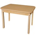 thumbnail image 2 of wood designs 48'' x 24'' rectangular activity table, 2 of 2