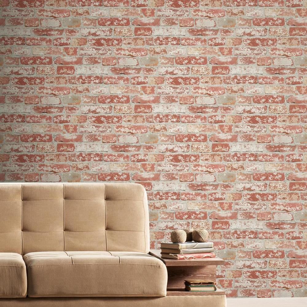RoomMates Dusty Grey, Peel And Stick Wallpaper 20.5" x 16.5'