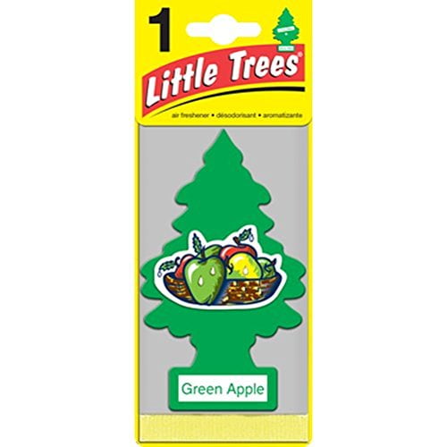 Little Trees 60316 Green Apple Hanging Air Freshener for Car & Home 6 Pack!