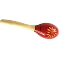 thumbnail image 4 of ZOUSSIQI Hochets en Bois Maracas, Instrument de Percussion Fait Main pour Fêtes d'Anniversaire Carnavals (Fleurs Sculptées Rouges Longues) CA919-33643, 4 of 8