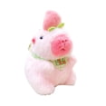 thumbnail image 2 of LLavero de felpa de capibara, mochila, bolsa colgante, decoración Adorable, muñeco de peluche, juguete de peluche para regalo de cumpleaños, 2 of 7