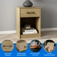 thumbnail image 4 of Mainstays Ardent Nightstand with 1 Drawer, Euro Oak, 4 of 17