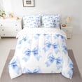 thumbnail image 2 of Feelyou Fashion Cute Bowknot Bedding Comforter Set 7pcs, Fairy Princess Full Bedding Set, 2 of 8