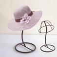 thumbnail image 4 of 12'' Metal Wigs Holder Stand Display Dome Caps Hanger Hats Display Holder Rack Copper, 4 of 7