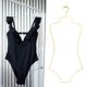 thumbnail image 1 of Percha para traje de baño, Percha para exhibir la forma del cuerpo, Soporte para colgar, Organizador, Percha para ropa interior de metal, Percha para Dorado Macarena Percha para traje de baño, 1 of 8