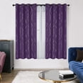 thumbnail image 1 of Grommet Room Blackout Curtain With Wavy Line Print For Bedroom Living Room, 1 of 5