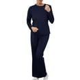 thumbnail image 3 of Set Womens Sweatsuits Set Slim Fit Long Pants Jogger Two Piece Suit Elegant Dresses for Women Wedding Guest Pant Sleeve plus Size Rompers for Women Dressy Girls Suits Formal Christmas Outfits for, 3 of 7