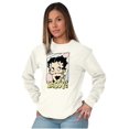 thumbnail image 5 of Betty Boop Sassy Cute Retro Toon Women's Long Sleeve T Shirt Brisco Brands S, 5 of 6