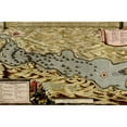 thumbnail image 2 of Vintage Maps 18x13 Black Modern Framed Museum Art Print Titled - Vigos Spain 1700 Battle of Vigo Bay, 2 of 4