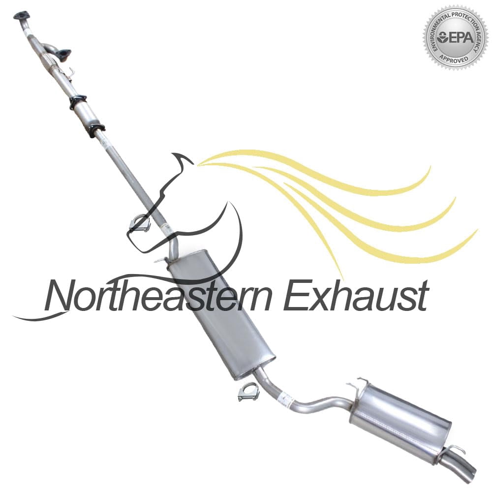 Northeastern Exhaust Front Pipe, Catalytic Converter & Muffler Kit Fits 2003 Acura MDX 3.5L - Direct Fit EPA-Approved | Stainless Steel Complete System