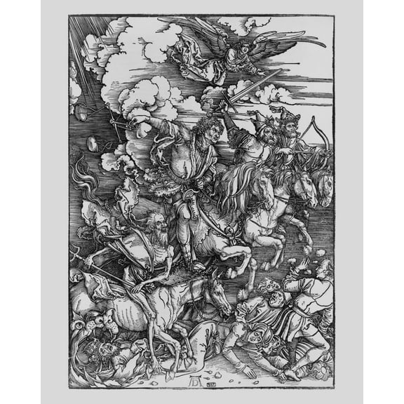 Print: Four Horsemen Of The Apocalypse, 1511