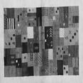 thumbnail image 1 of Ahgly Company Indoor Square Abstract Gray Contemporary Area Rugs, 8' Square, 1 of 1