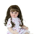 thumbnail image 5 of Lila & Lovery Muñeca Reborn – Muñeca Realista de 22 Pulgadas con Cabello Enraizado y Jirafa de Felpa, Cuerpo de Vinilo, Atuendo, Chupón y Botella, 5 of 5