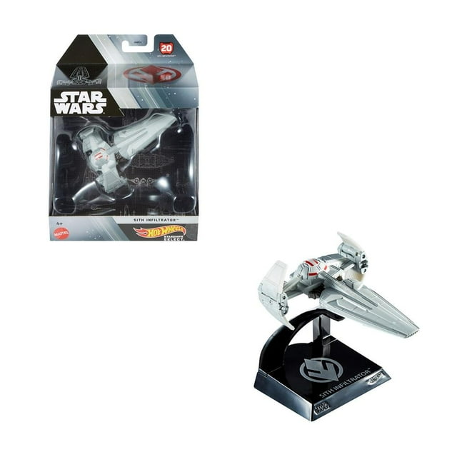 Vehículo de Colección Mattel Hot Wheels Star Wars Nave Sith Inflitrator
