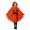 Orange, variant on LILIYA Halloween Party Outfit Cloak, Hooded Skeleton Cape Cos Wear Spooky Ghost Print Irregular Lightweight for Children Trick-or-Treating Gatherings