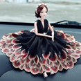 thumbnail image 1 of ZHAOCHENG Muñeca Conjunta Móvil Princesa Bebé 30 Cm Vestido De Novia De Encaje Suite Niños Juguete Niña Regalo Coche - Negro, 1 of 2