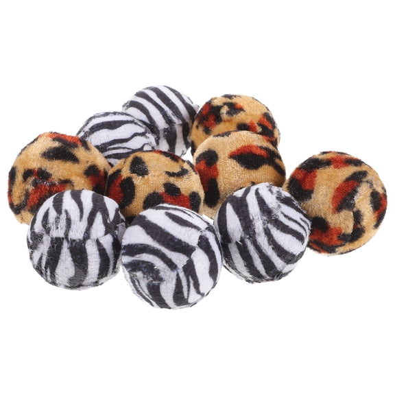 KONTONTY 10Pcs Pet Balls Toy Cat Toy Balls Assorted Color for Cat Owners Indoor Play