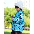 thumbnail image 4 of famuka Toddler Boy Warm Jacket Thick Hooded Windbreaker Coat, 4 of 11