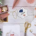 thumbnail image 6 of 3drose, I Love Nevada, 3 inch Snowflake Porcelain Ornament, 6 of 7