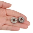 thumbnail image 5 of F696ZZ Flanged Ball Bearing 6x15x5mm Double Shielded Chrome Steel Flange Bearings, 4 Packs, 5 of 5