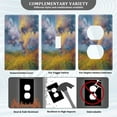 thumbnail image 5 of IAUYY Retardant PC Material Duplex Outlets Switch Plate Covers Easy DIY Installation with Screws Light Switch Cover Plate Impressionist Landscape Painting, 5 of 9