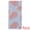 Blue, variant on Unique Bargains Cotton Soft Absorbent Leaf Pattern Towel Orange 1pc 29" x 13"