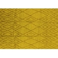 thumbnail image 1 of Ahgly Company Indoor Rectangle Solid Yellow Modern Area Rugs, 5' x 7', 1 of 4