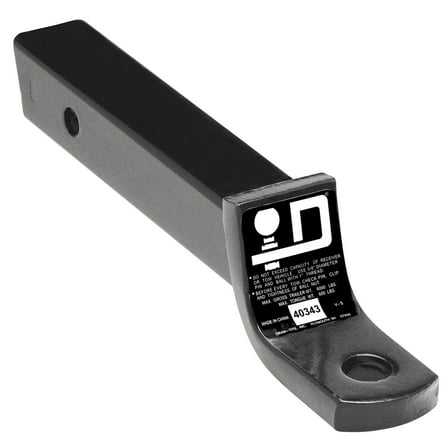 Draw-Tite 40343 Class IV Quick Loading Ball Mount - 6,000 lbs. GTW, 1" Ball Hole, 10.5" Length, 3/4" Rise, 2" Drop, Black